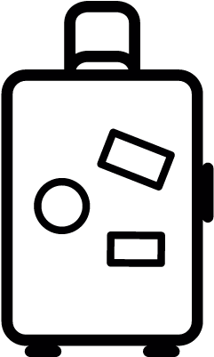 Luggage Vector - Baggage (400x400)