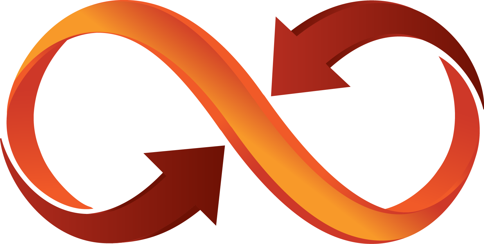 Infinity Euclidean Vector - Infinity Arrow Png (1667x842)