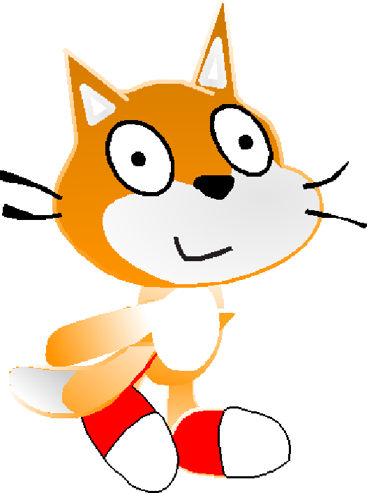 Magic Scratch Cat - Cartoon (526x706)