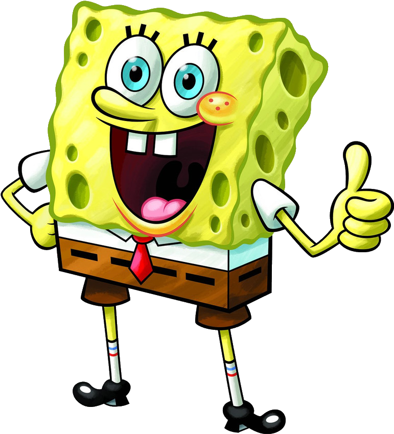 Spongebob Thumbs Up Render - Spongebob Squarepants Thumbs Up (1000x1049)
