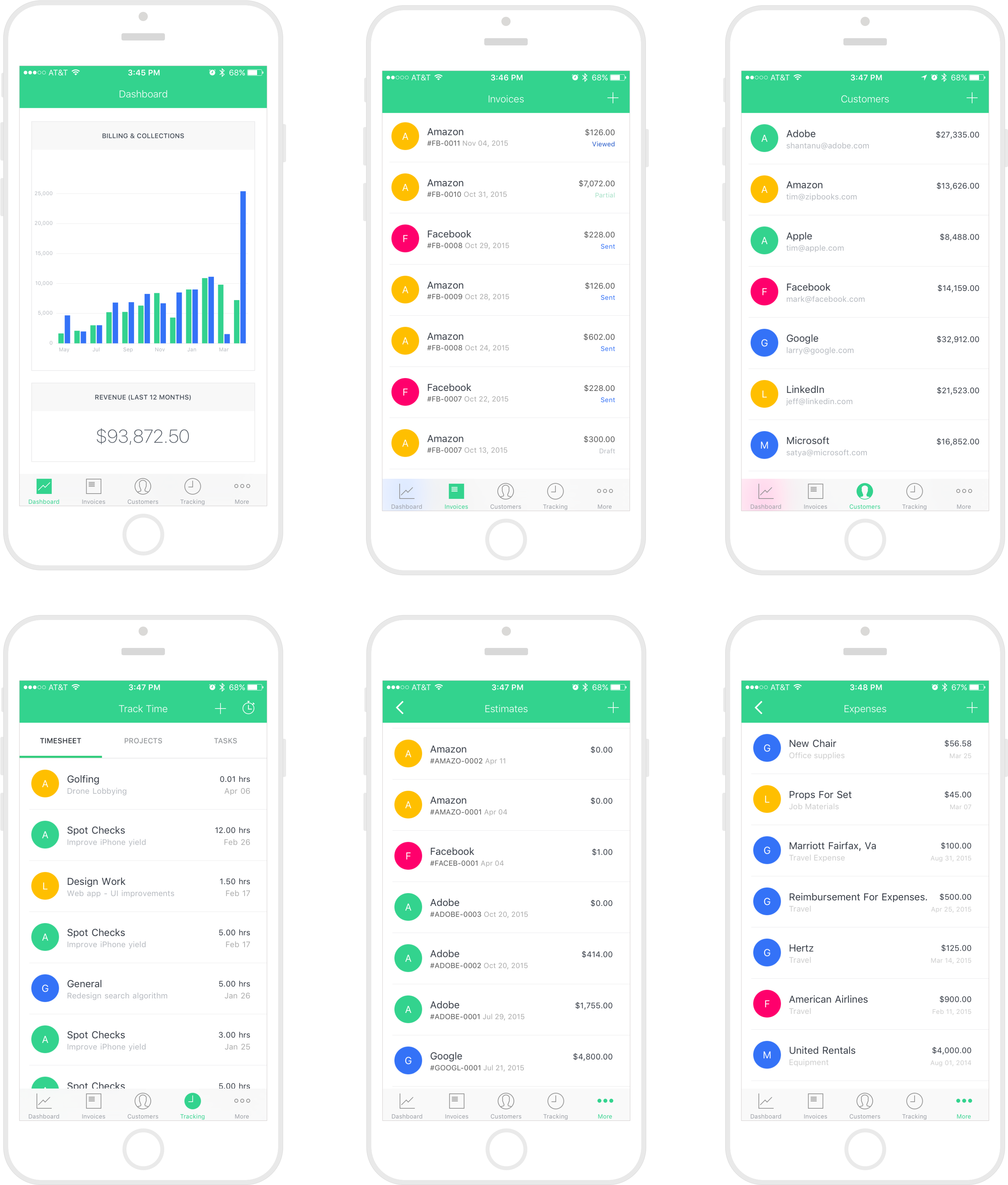 Zipbooks Iphone App Is Now Live - Iphone (3066x3614)