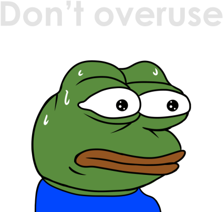 Monkas Dont Overuse Mo - Twitch Pepe Scared (594x500)