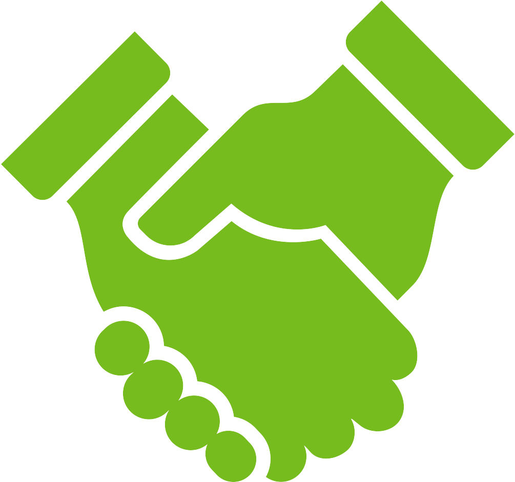 Shaking Hands Icon Representing Respect - Handshake (1200x1200)