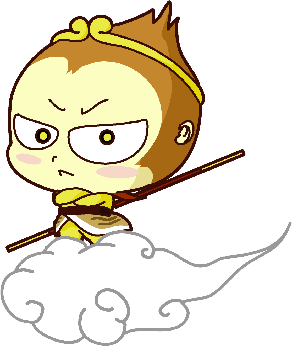 Sun Wukong Goku Cartoon Monkey - Monkey (3054x2211)
