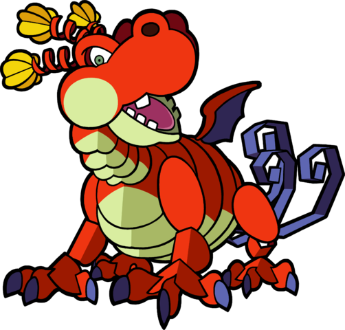 Hooktail - Paper Mario The Thousand Year Door Hooktail (502x480)