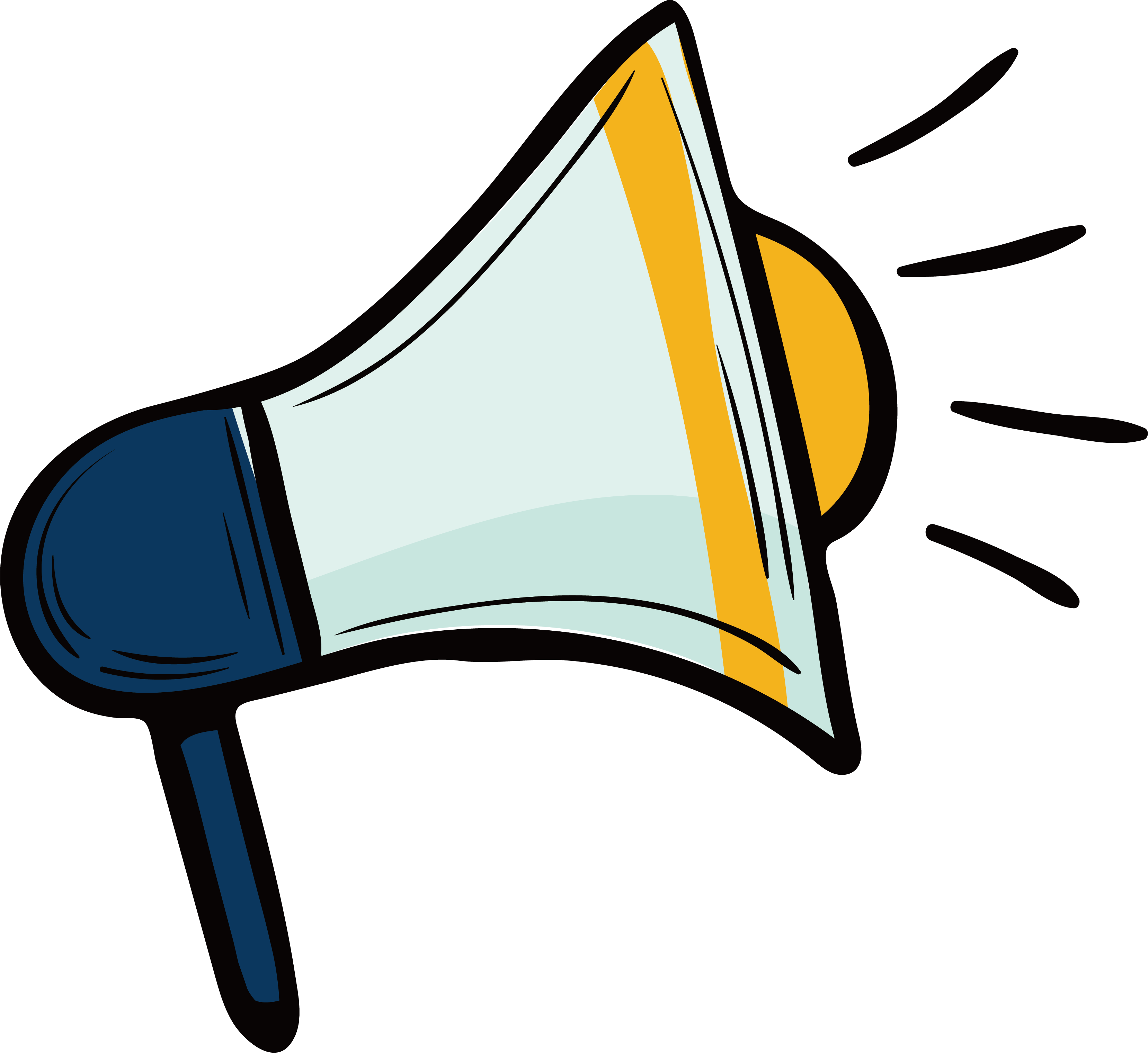 Market Euclidean Vector Megaphone - Megaphone (3315x3042)