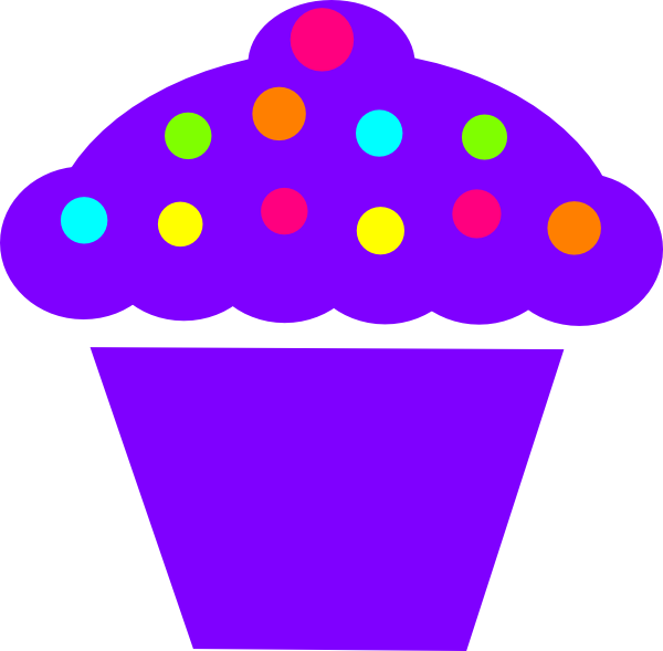 Transparent Polka Dot Cupcakes (600x589)