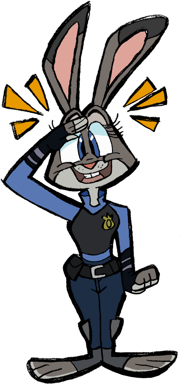 Judy Hopps By Eeyorbstudios - Cartoon (630x1266)