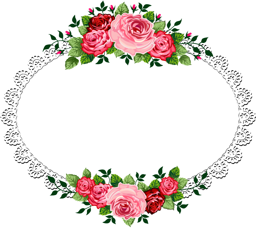 طلبات أدوات التصميم [19] * اخفي توقيعك ممنوع تكرار - Vintage Oval Frames Illustration (900x800)