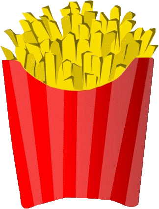 French Fries Clipart (324x425)