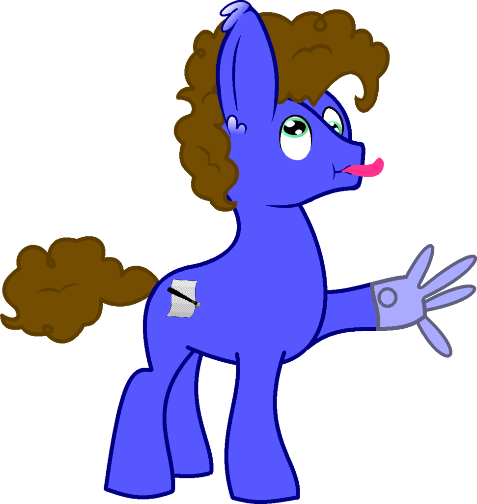 Starry Mind, Blep, Derp, Ear Fluff, Impossibly Large - Cartoon (971x1024)