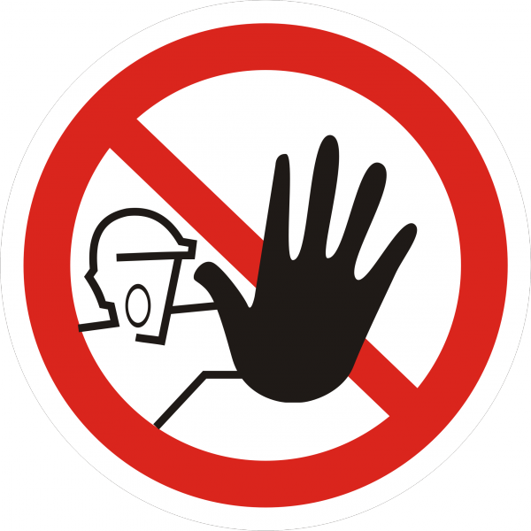 Знак "проход Посторонним Запрещен" - Regulatory Signs (600x600)