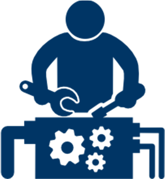 Machine - Worker Png (496x350)