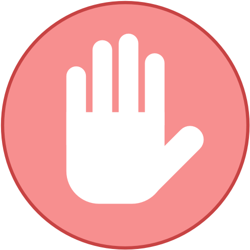 Private, Stop, Symbol Icon - Icon (512x512)