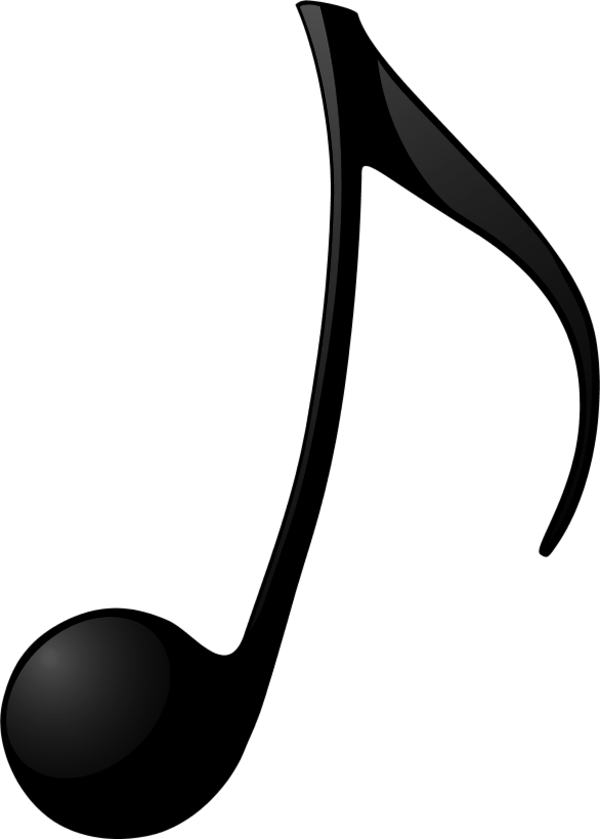 Simple Croche - Jazz Music Note (600x839)