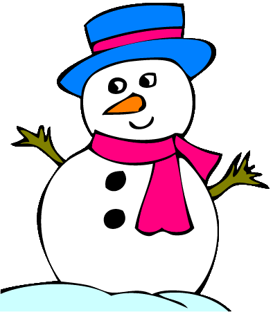 Clip Art Snowman (394x451)