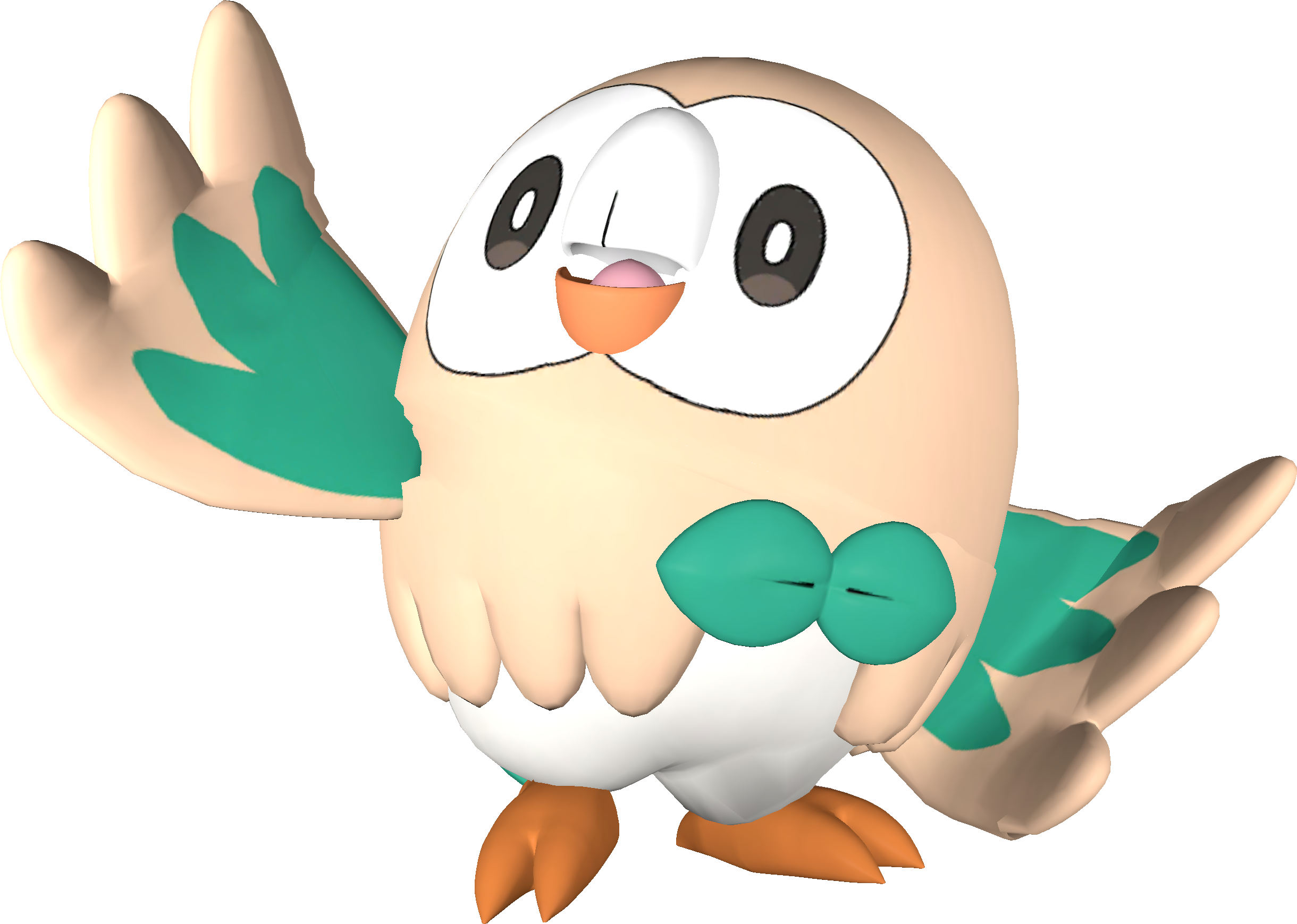Rowlet - Cartoon (2440x1739)