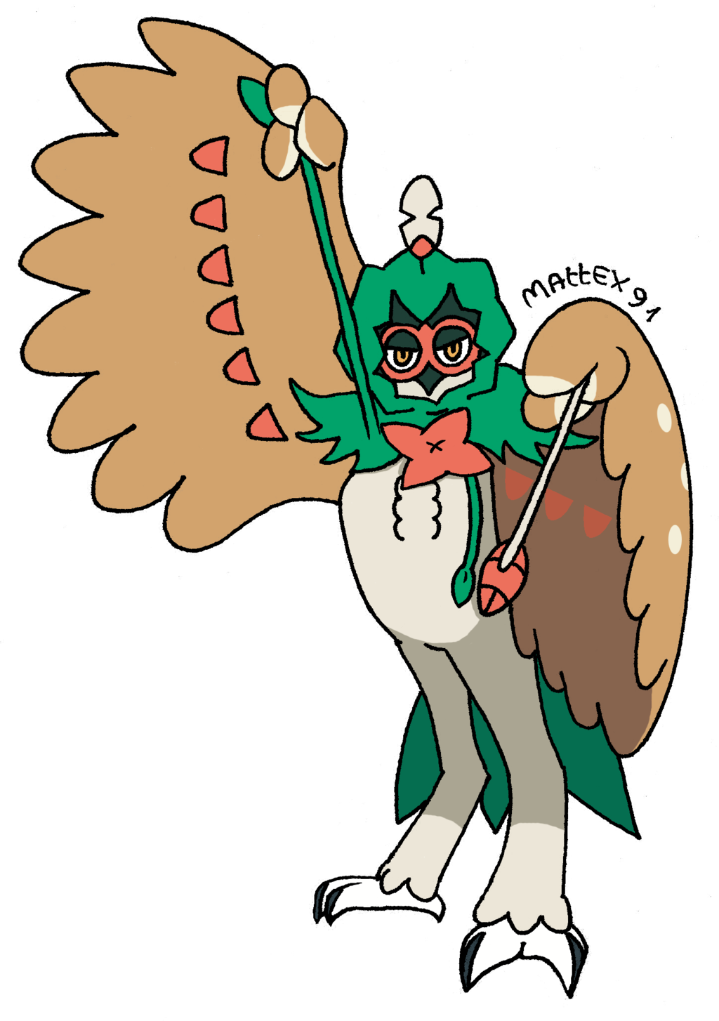 Decidueye - Robinroot Png (1024x1454)