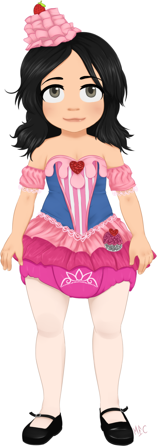 Padded Pop Princesses - Cartoon (938x1548)