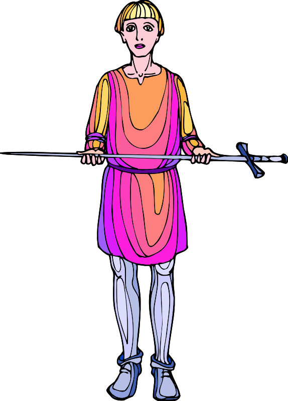 Medium Image - Squire Clipart (574x800)