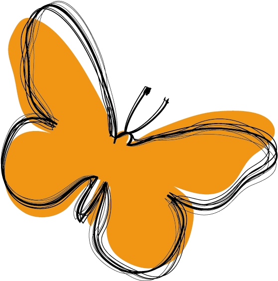 Butterfly - Art (810x664)