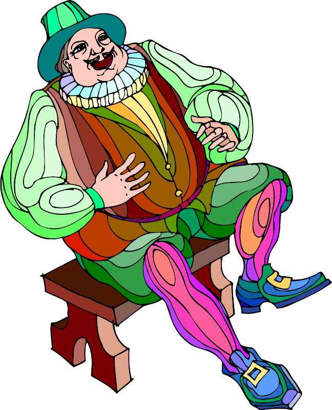 Medium Image - Shakespeare Characters Sir Toby (colour) (648x800)