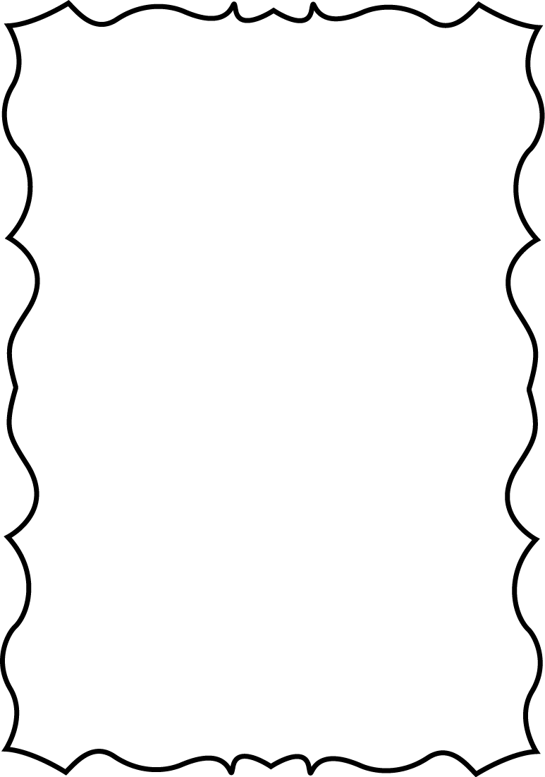 Squiggle Page Border - Page Border Transparent Background (773x1101)