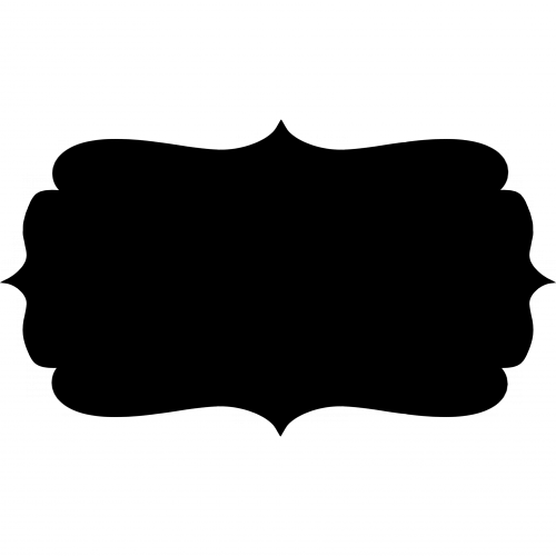 Bracket Shape Templates - Black Bracket Frame Png (500x500)