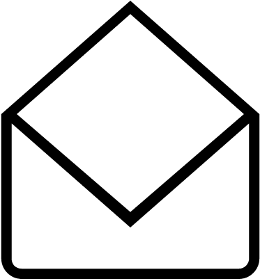 Opened Email Envelope Back Stroke Symbol Vector - Envelope For E Mail (400x400)