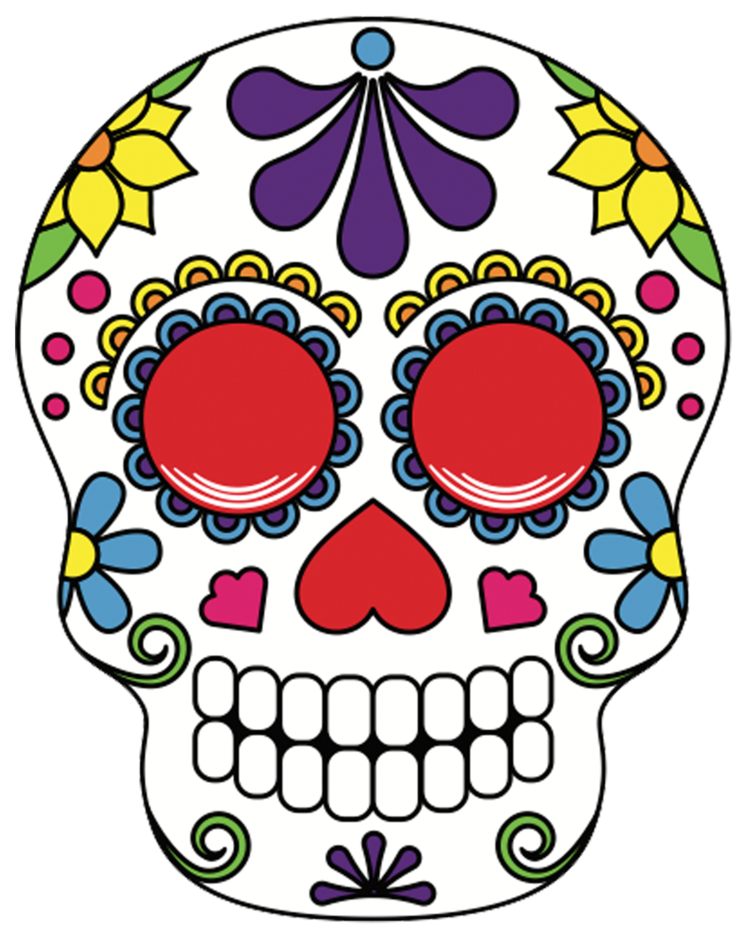 Sugar Skulls - Calavera (819x1024)