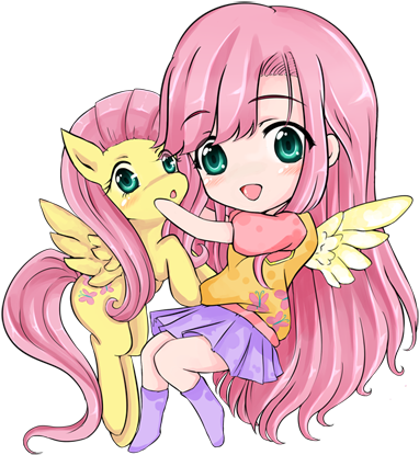 Fluttershy Chibi (400x533)
