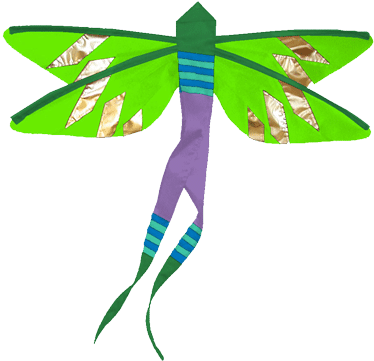 Medium Damselfly Hanging Flag - Damselflies (400x428)