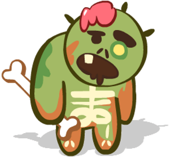 Zombie Cookie Run - Cookie Run Zombie Cookie (400x400)