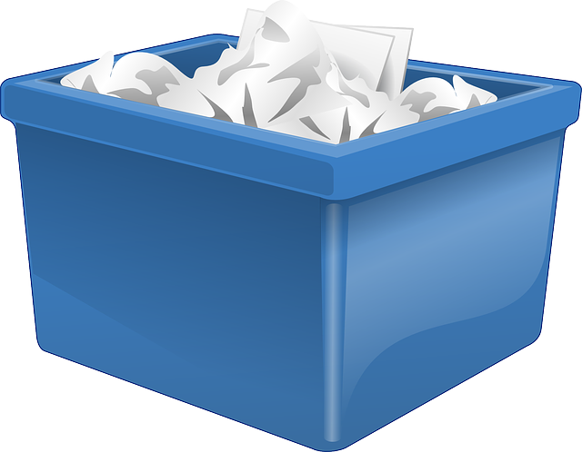 Cleaning Company - Plastic Bin Vector (640x498)