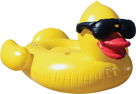 Featured Pool Float - Rubber Duck Pool Float (600x411)