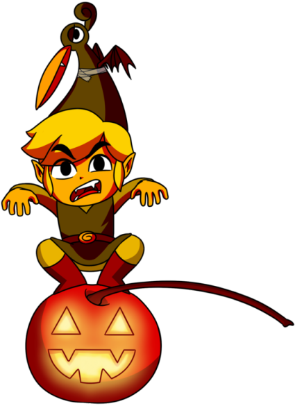 A Lil Spook - Cartoon (500x667)
