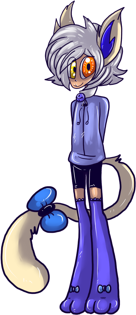 Fufa Oc Ver - Cartoon (486x1060)