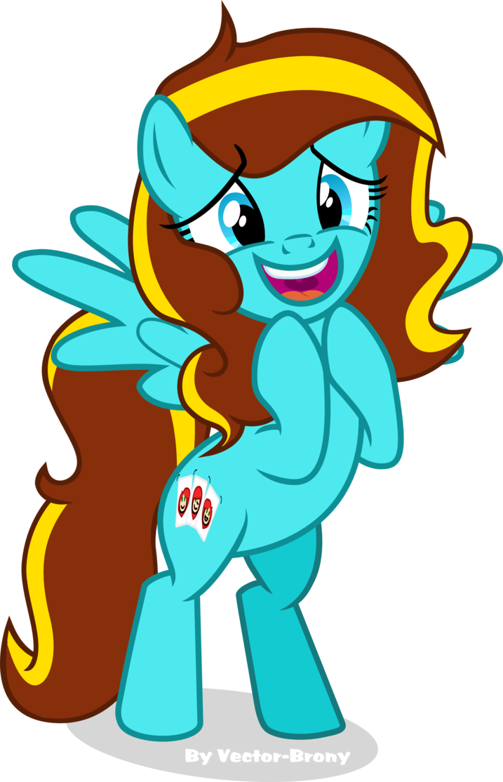 Excited Kp By Vector-brony - Ilovekimpossiblealot Vector (717x1114)