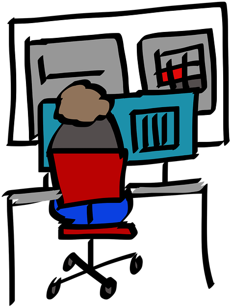 Computer Analysis Office Computer Tomography - Computer Analysis Clipart (540x720)