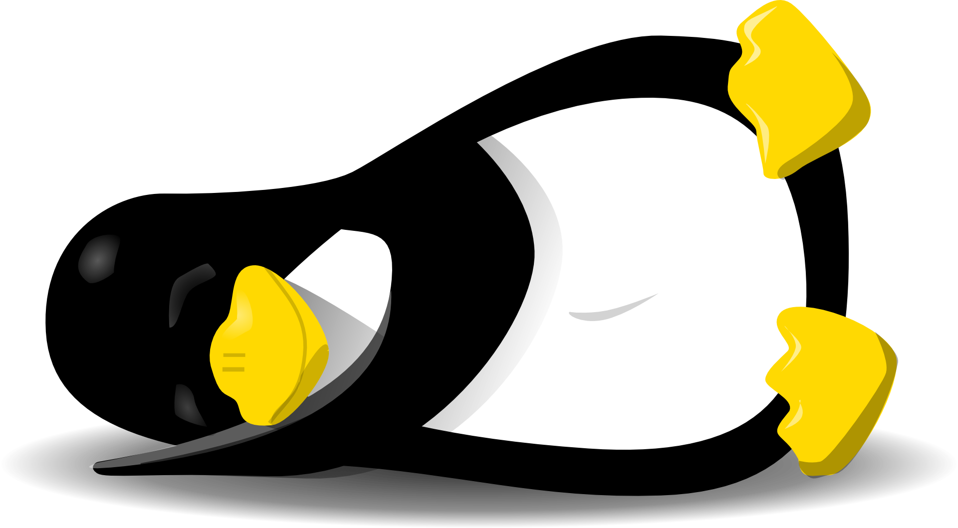 Linux - Tux Penguin (1920x1059)