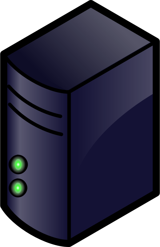 Image For Server Computer Clip Art - Server Symbol In Flowchart (520x800)