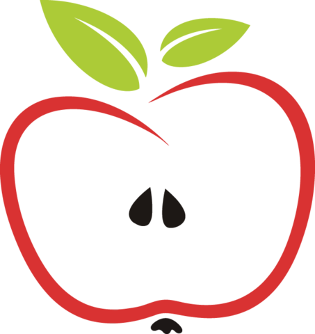 720 Apple / Apple Core - Abstract Apple (453x480)