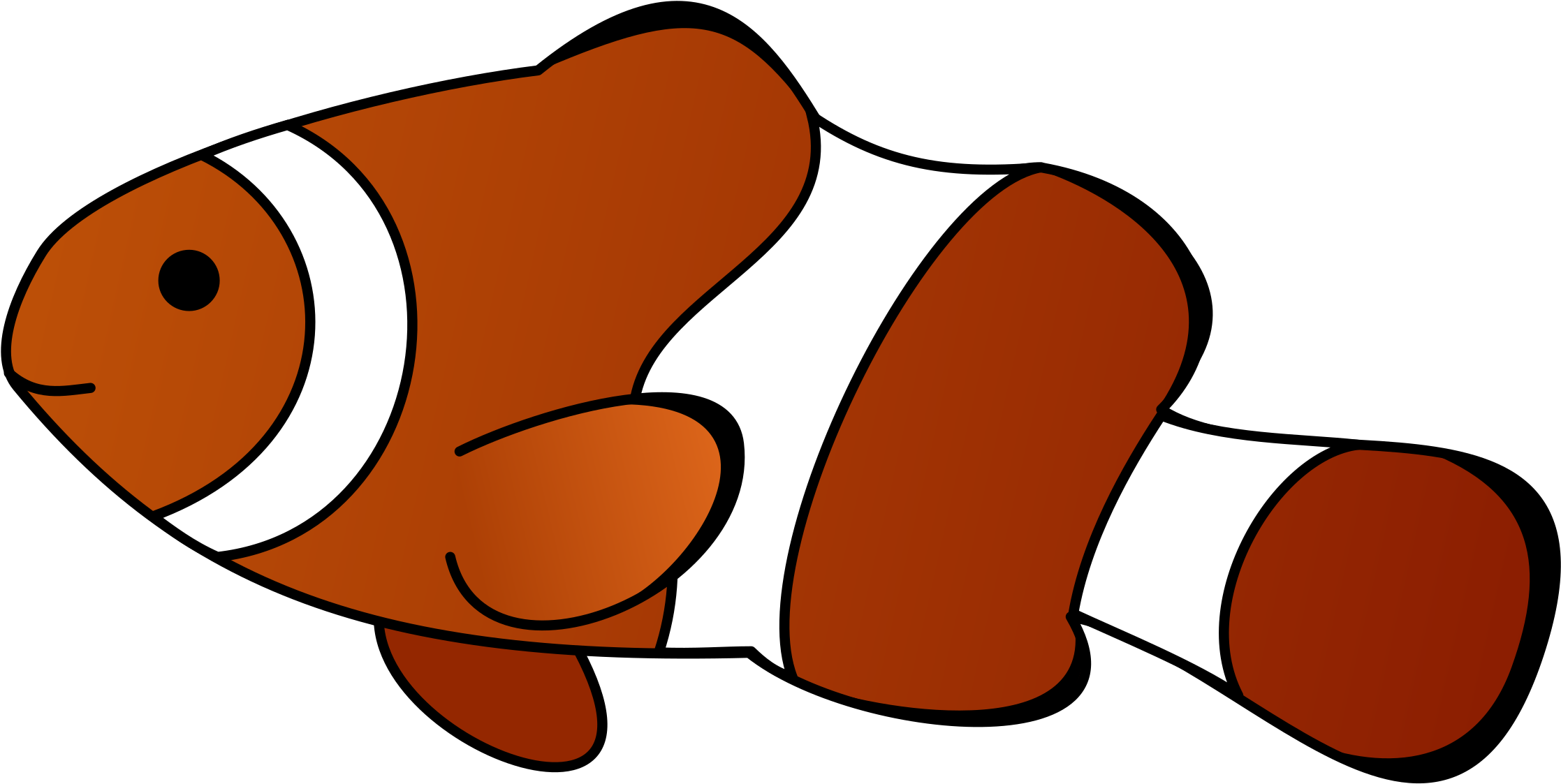 Big Image - Cartoon Fish (2400x1207)