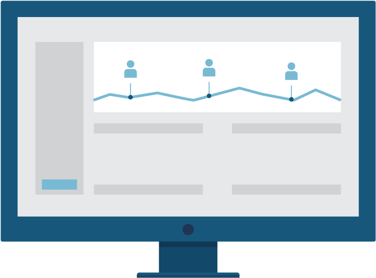 Computer With Analytics On The Screen - Marketing (800x800)