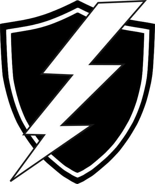 Black And White Shield (504x599)