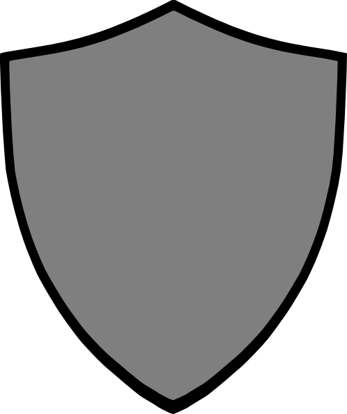 How To Set Use Shield-grey Svg Vector - Shield Template (498x595)