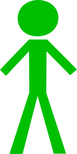 Stick Figure Clip Art (300x598)