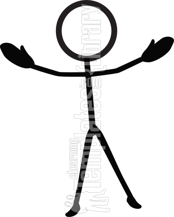 Stick Figures - - Stick Figure Transparent Background (579x720)