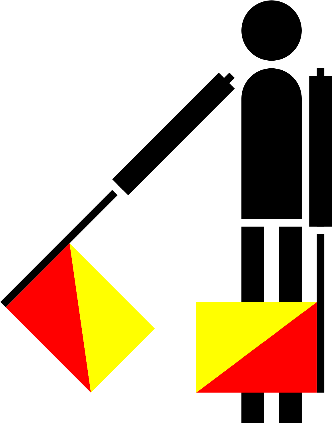 Free Semaphore Mike - Semaphore Flags (2637x2400)