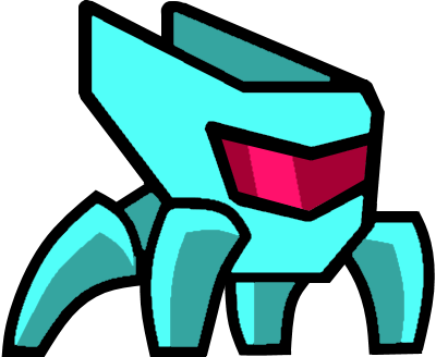 Spider 221 - Geometry Dash Custom Spider (400x328)